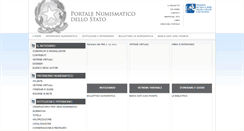 Desktop Screenshot of numismaticadellostato.it